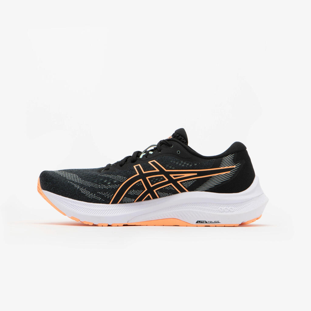 WOMEN'S ASICS GEL-ROADMILES RUNNIGN SHOES - BLACK ORANGE